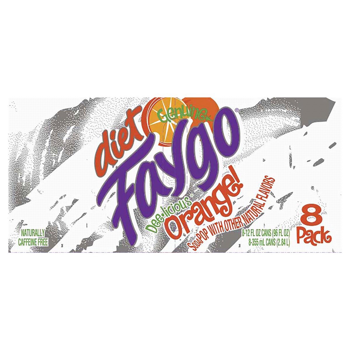 slide 2 of 13, Faygo Diet Orange - 8 ct; 12 oz, 8 ct; 12 oz