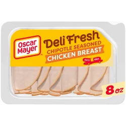 Oscar Mayer Deli Fresh Chipotle Seasoned Chicken Breast Sliced Lunch Meat Tray