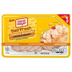 Oscar Mayer Deli Fresh Chipotle Seasoned Chicken Breast, 8 oz Pack