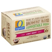 slide 1 of 1, O Organics Coffee Pod Breakfast Blend Compostable, 10 ct
