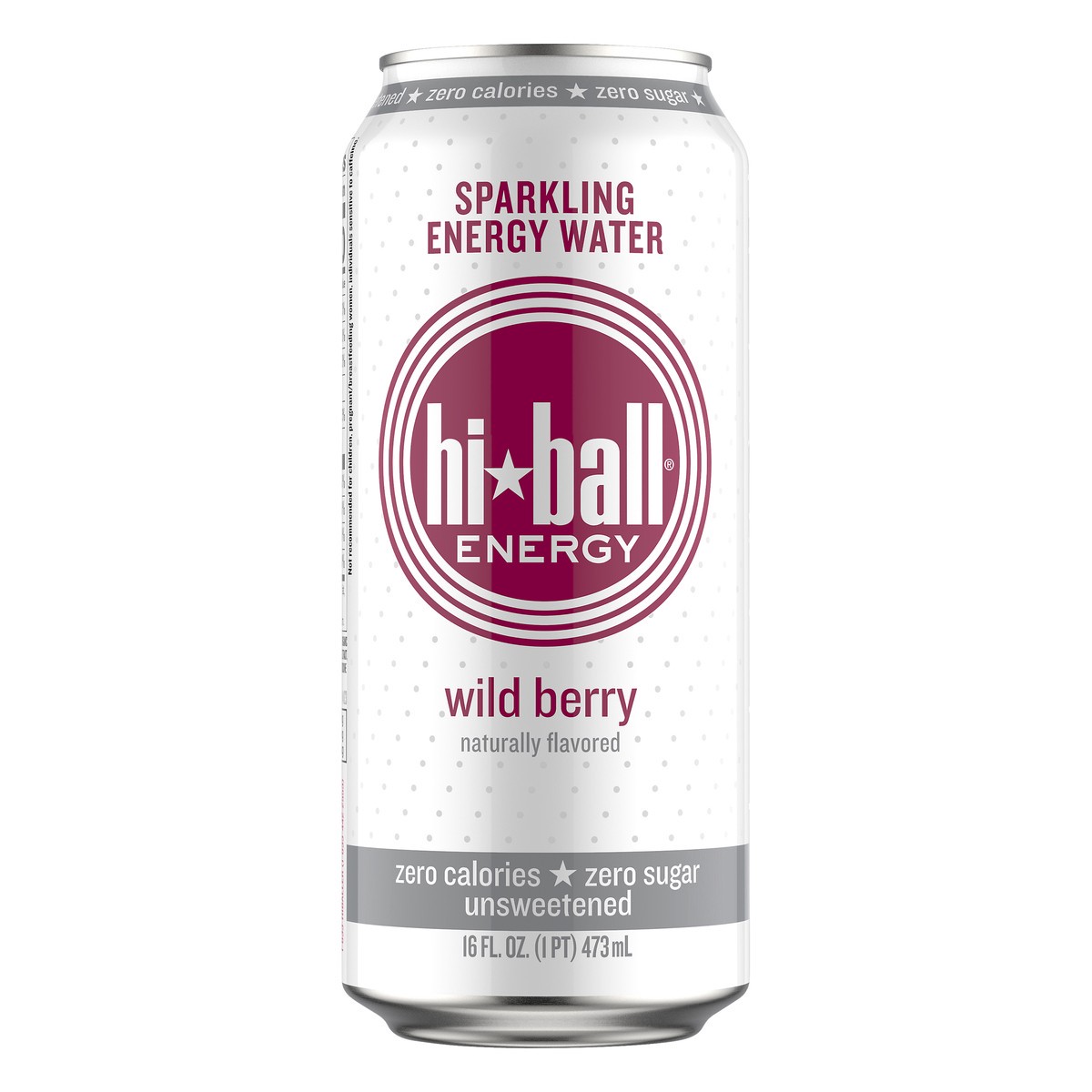 slide 6 of 10, Hiball Energy Wild Berry Sparkling Energy Water 16 oz, 16 oz