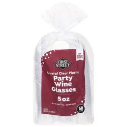 First Street Crystal Wine Glasses