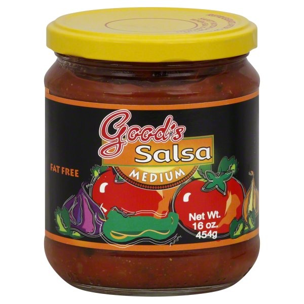 slide 1 of 2, Good's Medium Salsa, 16 oz