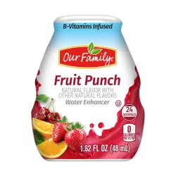 Our Family Fruit Punch Replenish Drink Enhancer - 1.62 oz