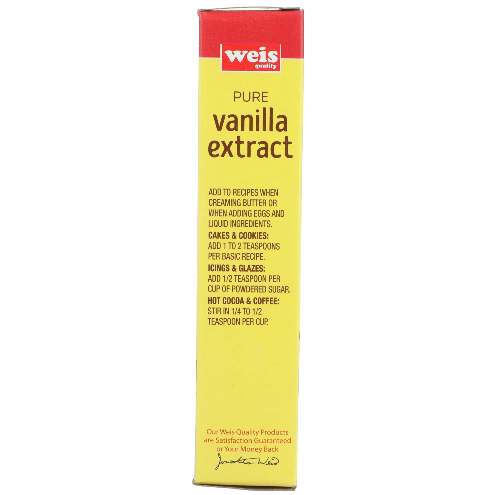 slide 6 of 6, Weis Quality Pure Vanilla Extract, 2 fl oz