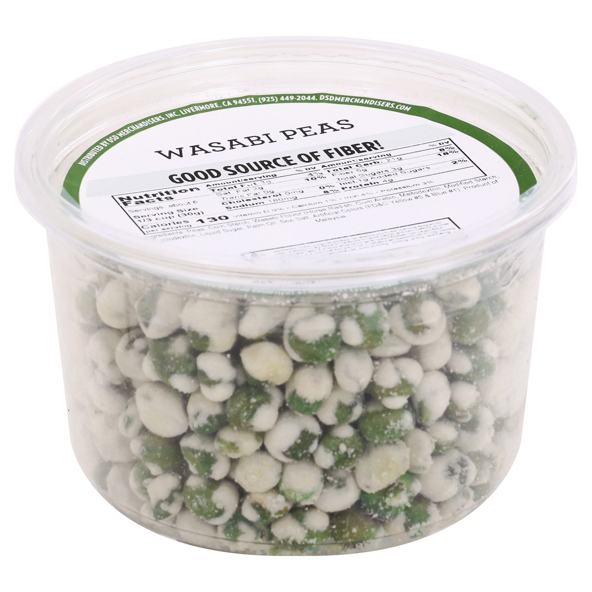 slide 8 of 9, DSD Merchandisers Green Peas Wasabi - 7 OZ, 7 oz