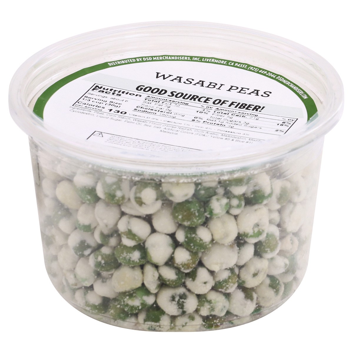 slide 4 of 9, DSD Merchandisers Green Peas Wasabi - 7 OZ, 7 oz