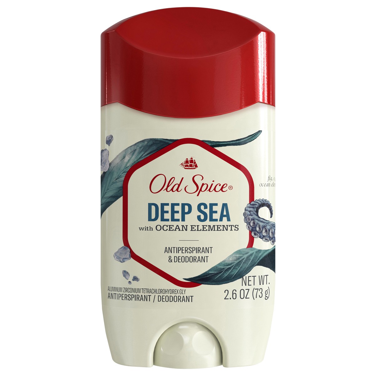 slide 6 of 7, Old Spice Antiperspirant & Deodorant for Men Deep Sea with Ocean Elements, 2.6 oz, 2.6 oz