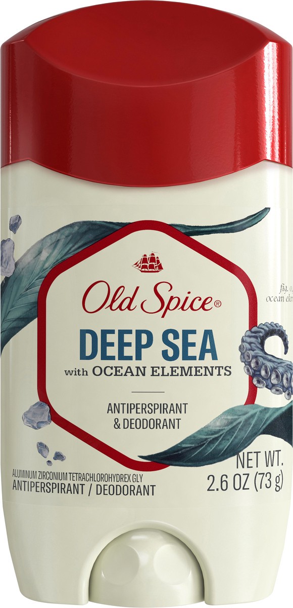 slide 4 of 7, Old Spice Antiperspirant & Deodorant for Men Deep Sea with Ocean Elements, 2.6 oz, 2.6 oz