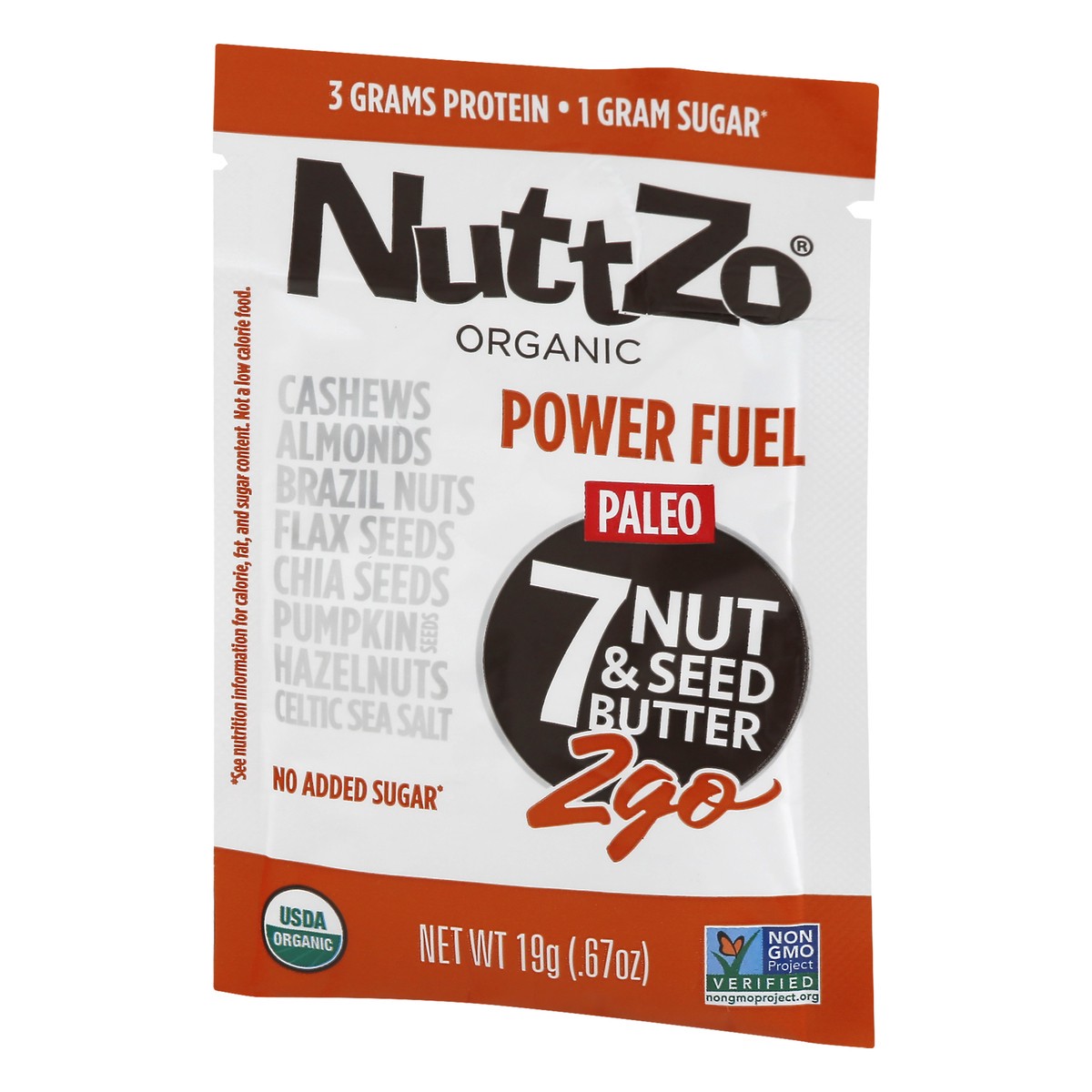 slide 2 of 10, NuttZo 7 Nut & Seed Butter 19 gr, 19 g