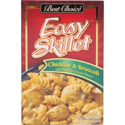 Best Choice Easy Skillet Cheddarbroccoli Rotini Pastacheddar Cheese Sauce