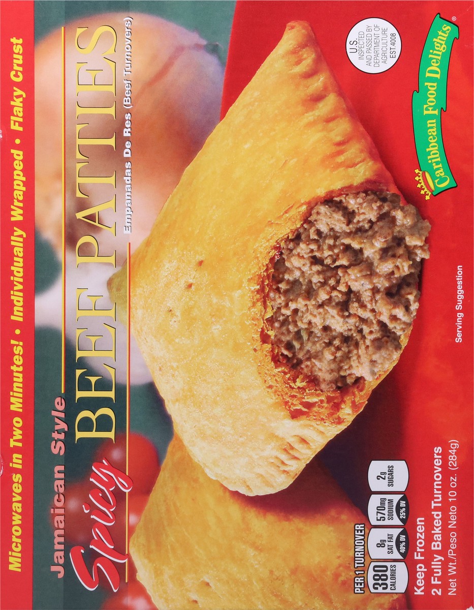 slide 16 of 17, Caribbean Food Delights Jamaican Style Spicy Beef Patties Turnovers 2 ea, 2 ct