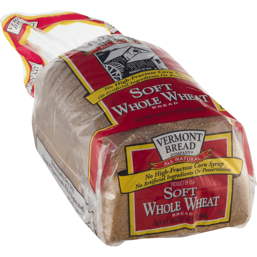 slide 2 of 9, Vermont Bread Company Soft Whole Wheat, 24 oz