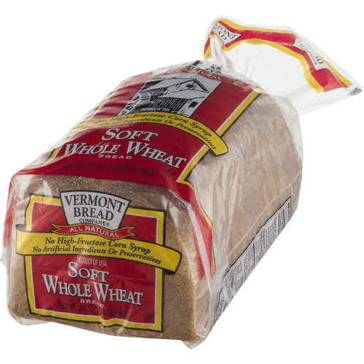 slide 3 of 9, Vermont Bread Company Soft Whole Wheat, 24 oz