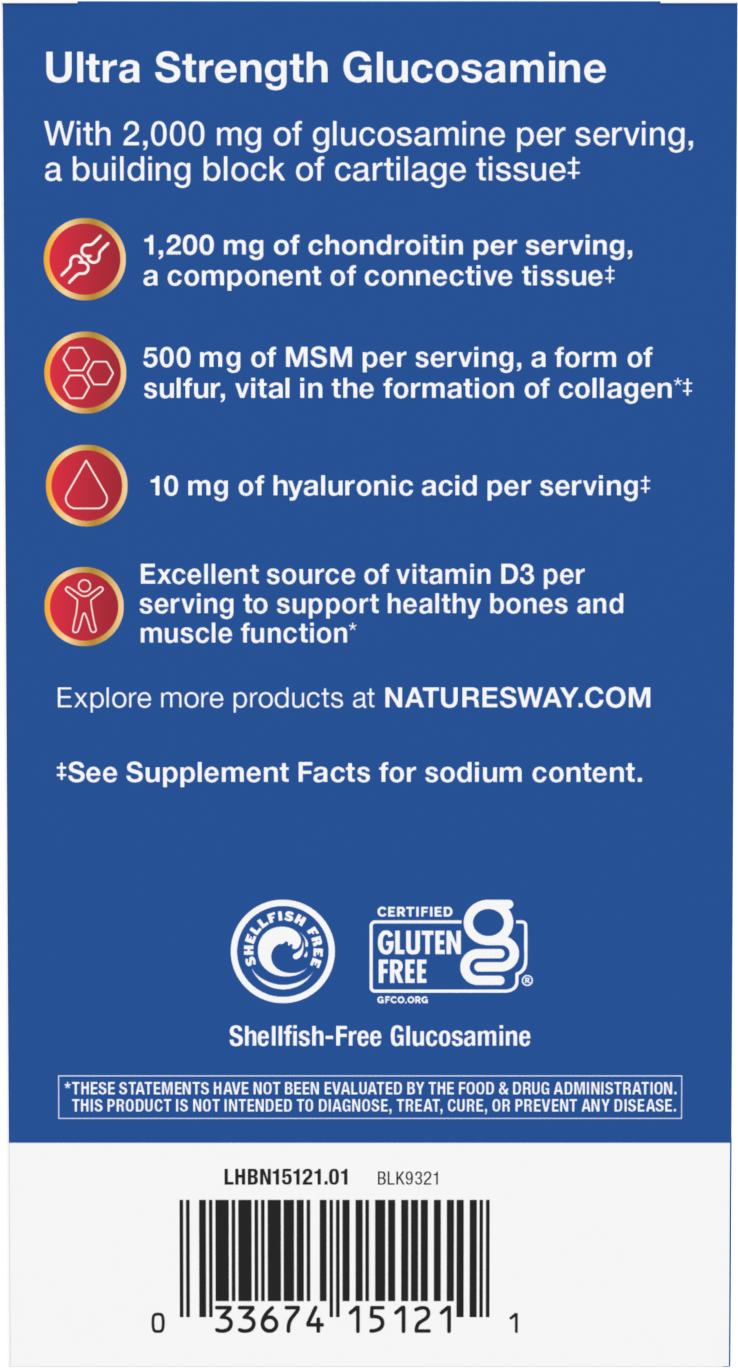 slide 4 of 5, Nature's Way Joint Movement Glucosamine Drink Mix, 20 ct