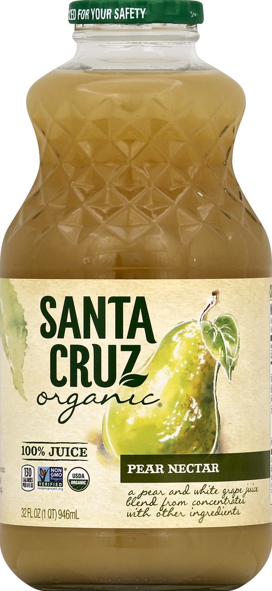 slide 5 of 6, Santa Cruz Organic Santa Cruz Pear Nectar 84% Juice - 32 fl oz, 32 fl oz