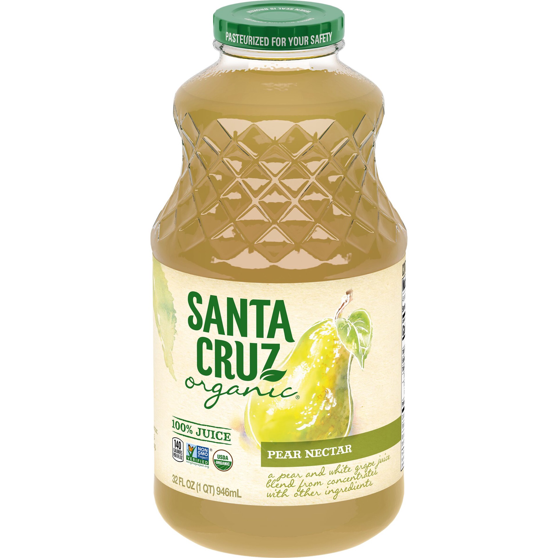 slide 1 of 6, Santa Cruz Organic Santa Cruz Pear Nectar 84% Juice - 32 fl oz, 32 fl oz