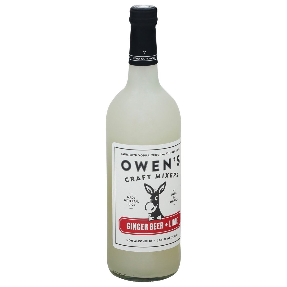 slide 3 of 13, Owen's Craft Mixers Ginger Beer + Lime - 25.4 fl oz, 750 ml