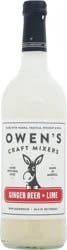 Owen's Craft Mixers Ginger Beer + Lime - 25.4 fl oz