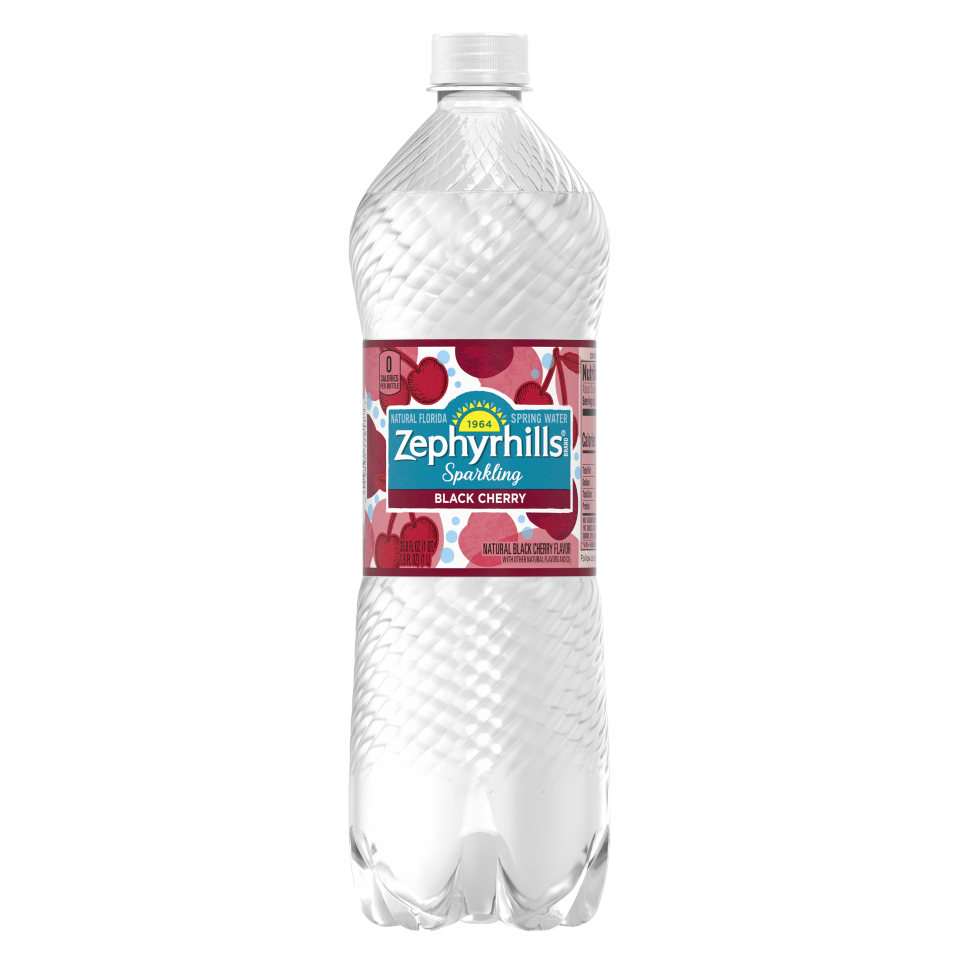 slide 1 of 4, Zephyrhills Sparkling Water, Black Cherry, 33.8 oz. Bottle, 33.8 oz