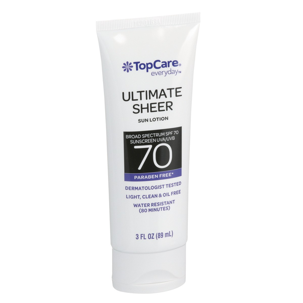 slide 6 of 12, TopCare Ultimate Sheer Water Resistant Uva/Uvb Broad Spectrum Spf 70 Sunscreen Lotion, 3 fl oz