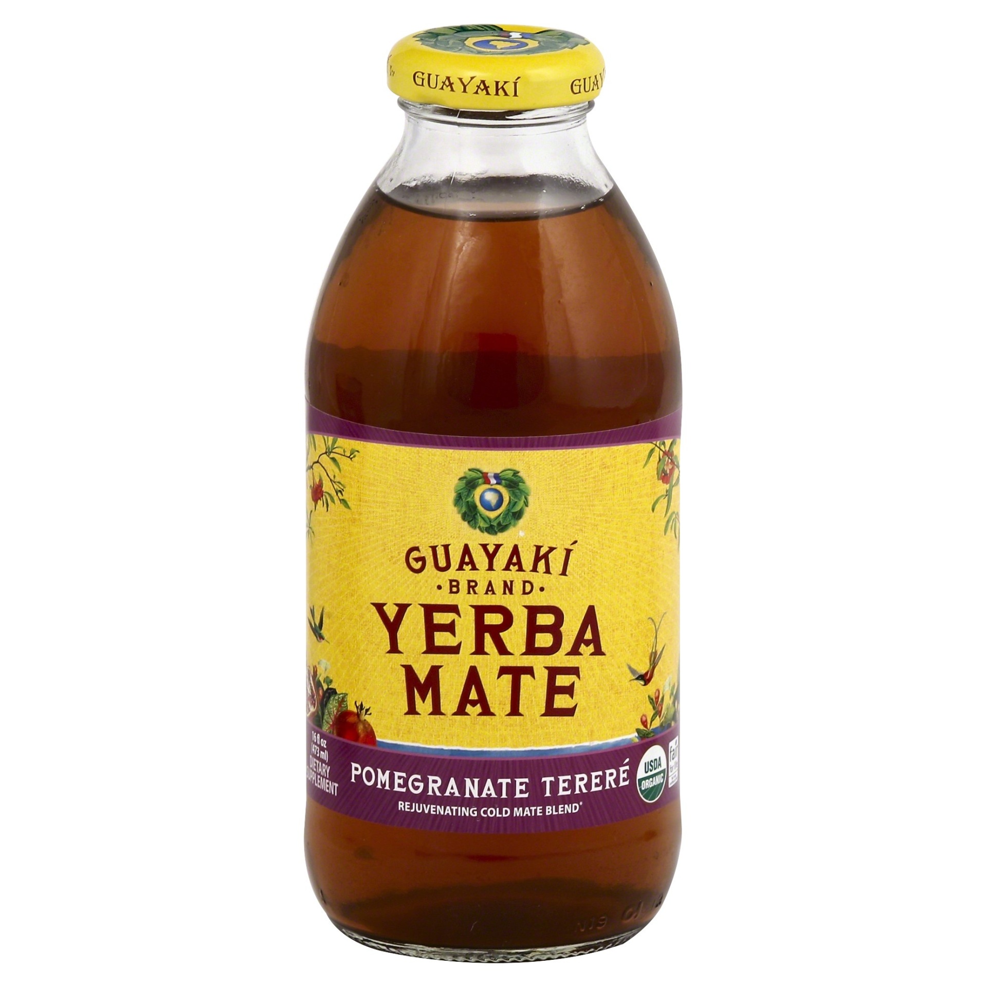 slide 1 of 1, Guayaki Yerba Mate 16 oz, 16 oz