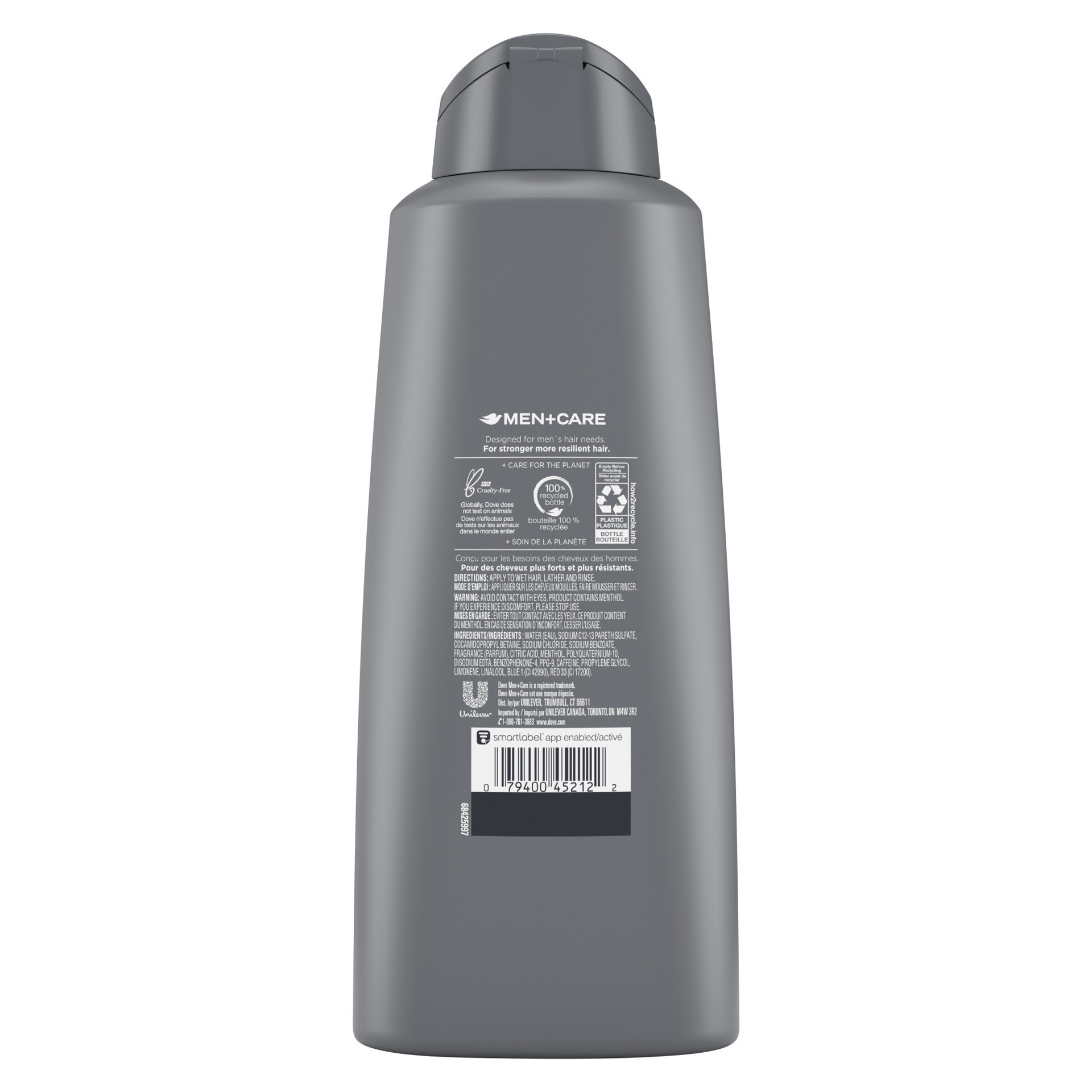 slide 2 of 4, Dove Men+Care Fortifying Shampoo Cooling Relief, 20.4 oz, 20.40 oz