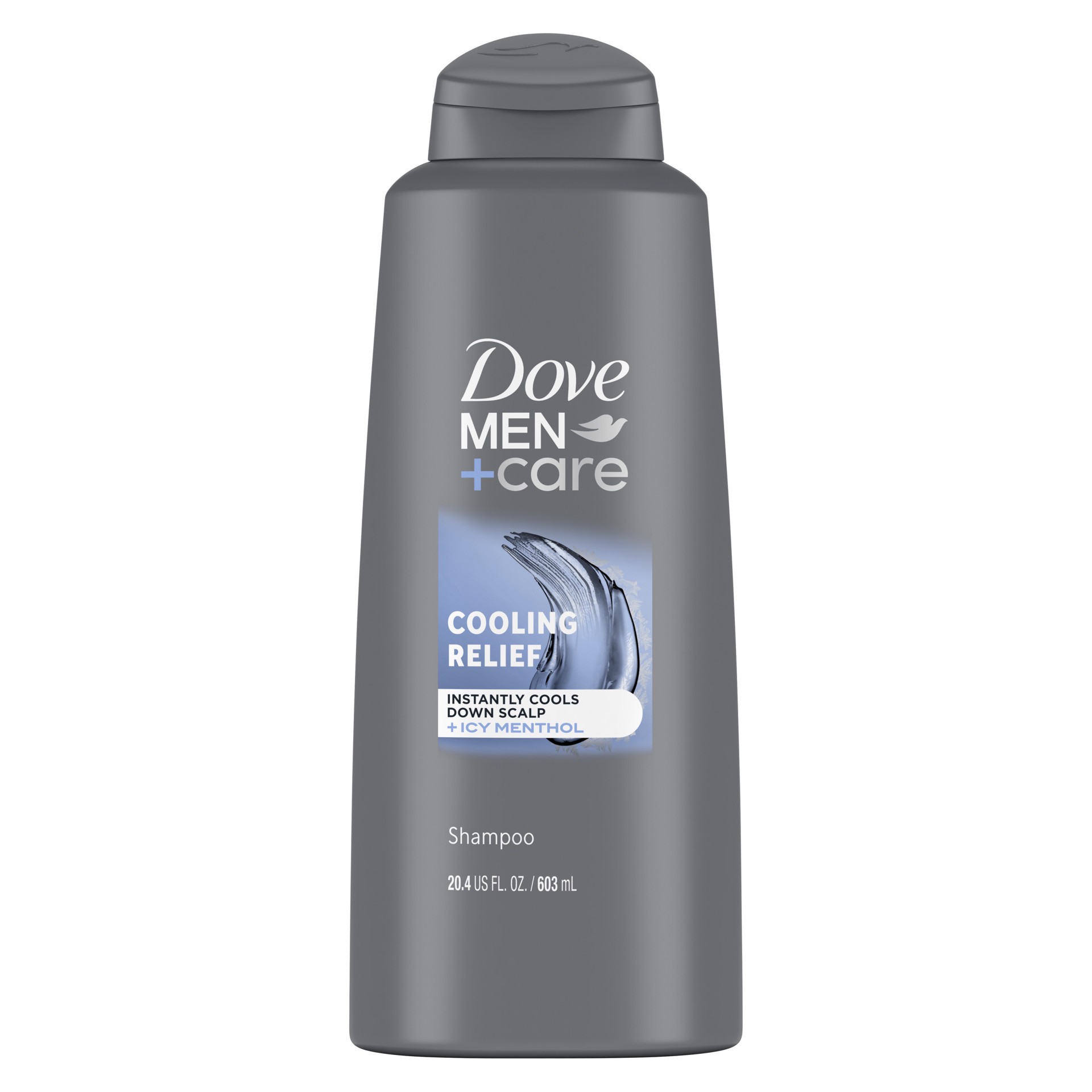 slide 1 of 4, Dove Men+Care Fortifying Shampoo Cooling Relief, 20.4 oz, 20.40 oz