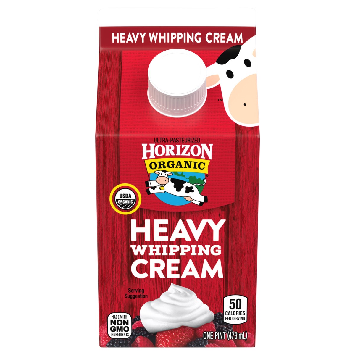 slide 1 of 4, Horizon Organic Heavy Whipping Cream, 16 oz., 1 pint