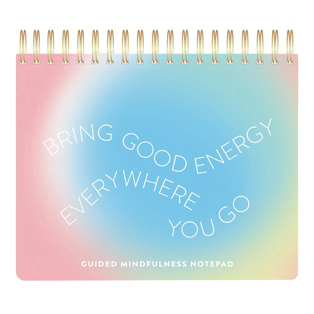 slide 1 of 1, Eccolo Good Energy Top Spiral Guided Mindfulness Notepad, 1 ct