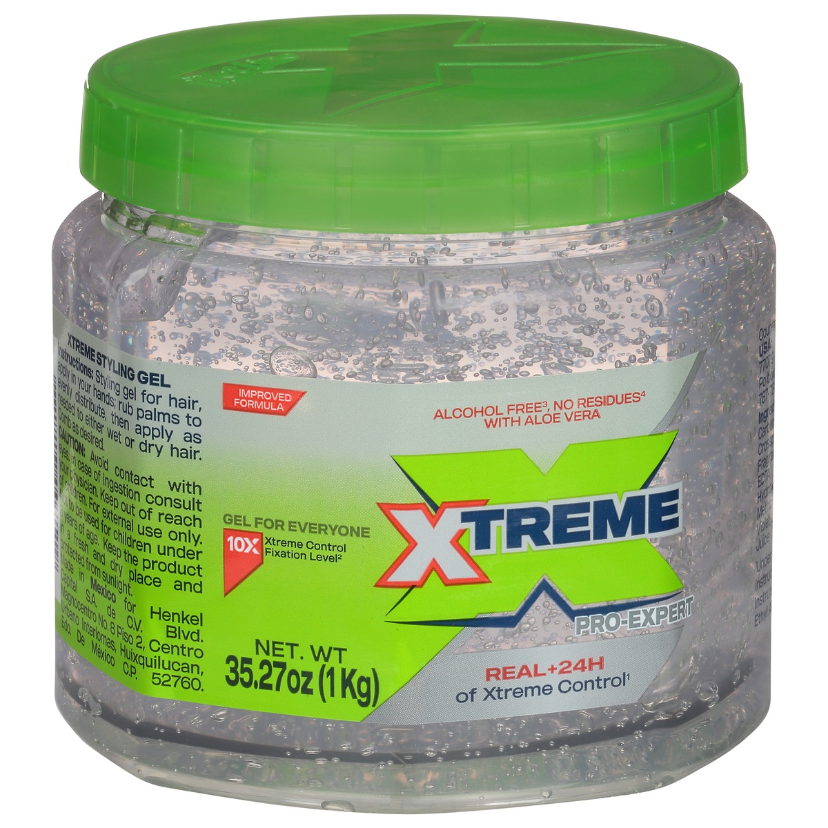slide 1 of 1, Wet Line Xtreme Professional Styling Gel Extra Hold Clear, 35.26 oz