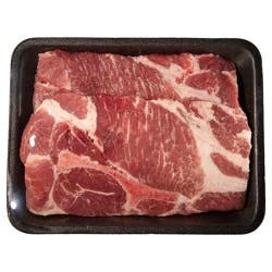 FRESH FROM MEIJER Meijer All Natural Bone-In Pork Shoulder Blade Steak