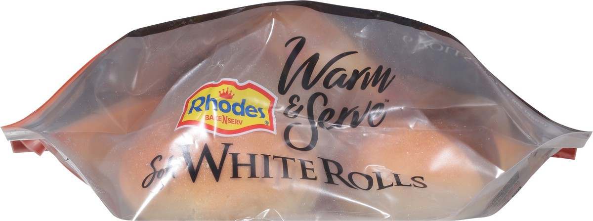 slide 8 of 11, Rhodes Bake-N-Serv Warm-N-Serv Soft Yeast White Rolls 6 ct Bag, 11.4 oz
