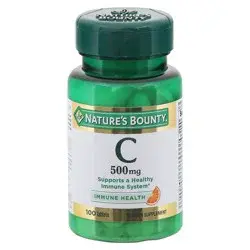 Nature's Bounty 500mg Immune Health Vitamin C 100 Tablets