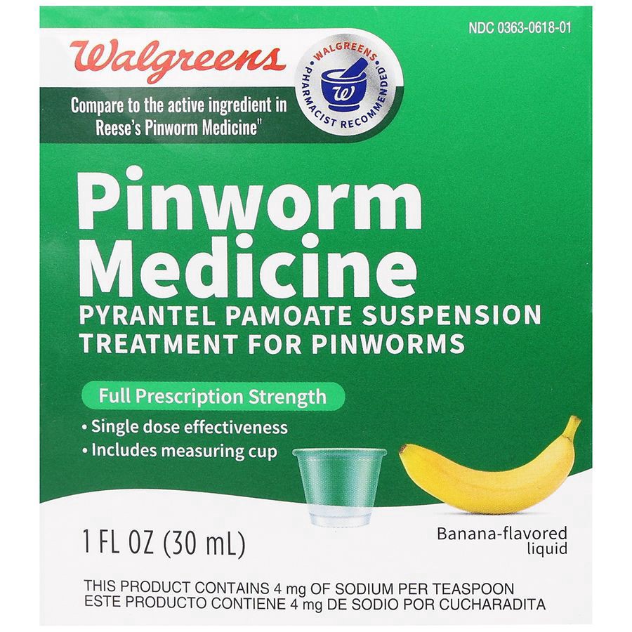 slide 1 of 5, Walgreens Pinworm Medicine, 1 fl oz