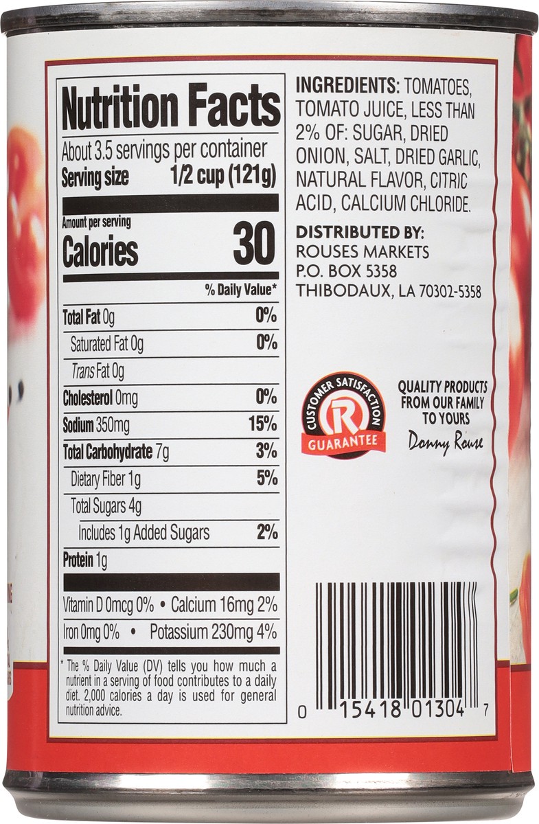 slide 2 of 9, Rouses Markets Diced Petite Sweet Onion Tomatoes 14.5 oz, 14.5 oz