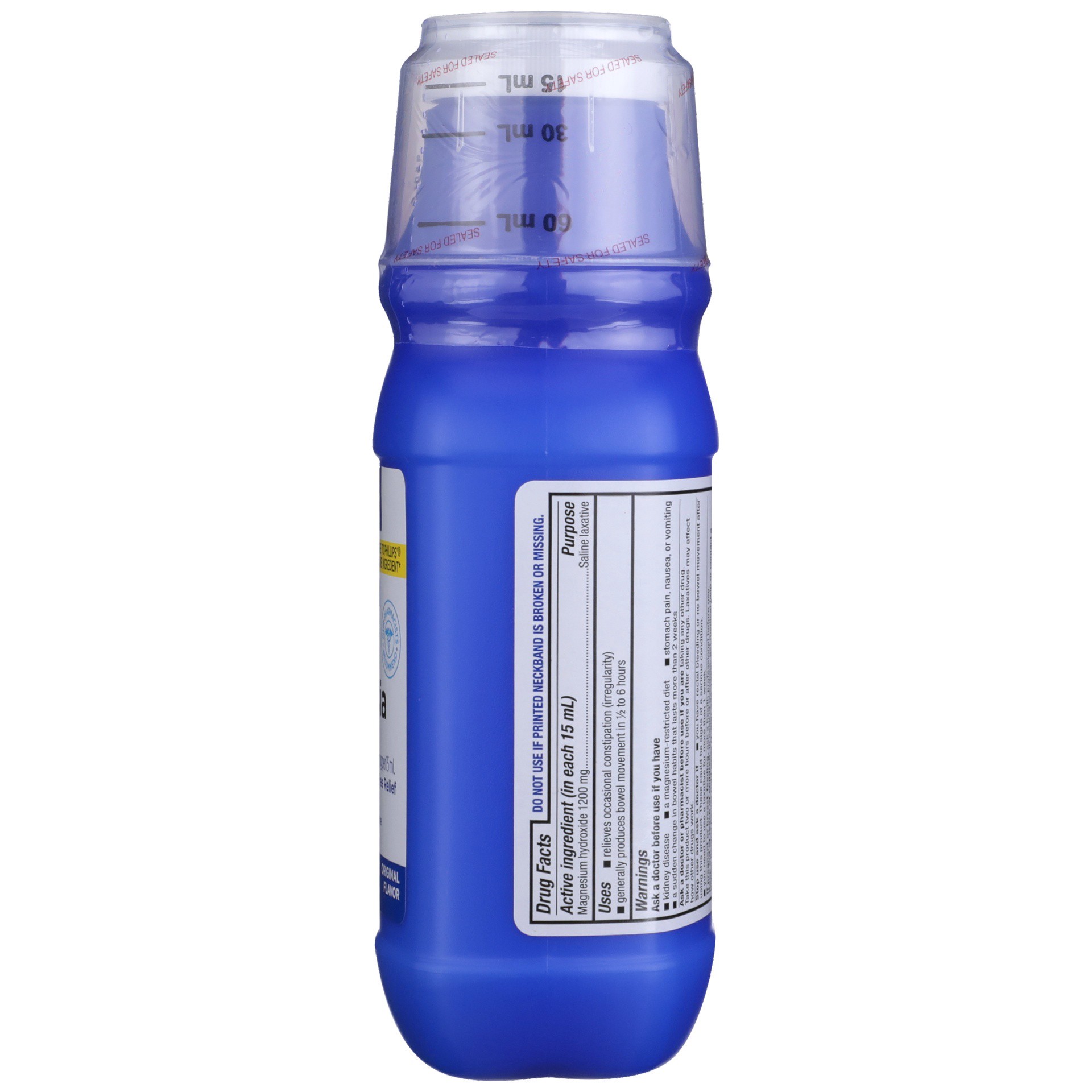 slide 6 of 6, TopCare Milk of Magnesia Saline Laxative Original Flavor, 12 oz