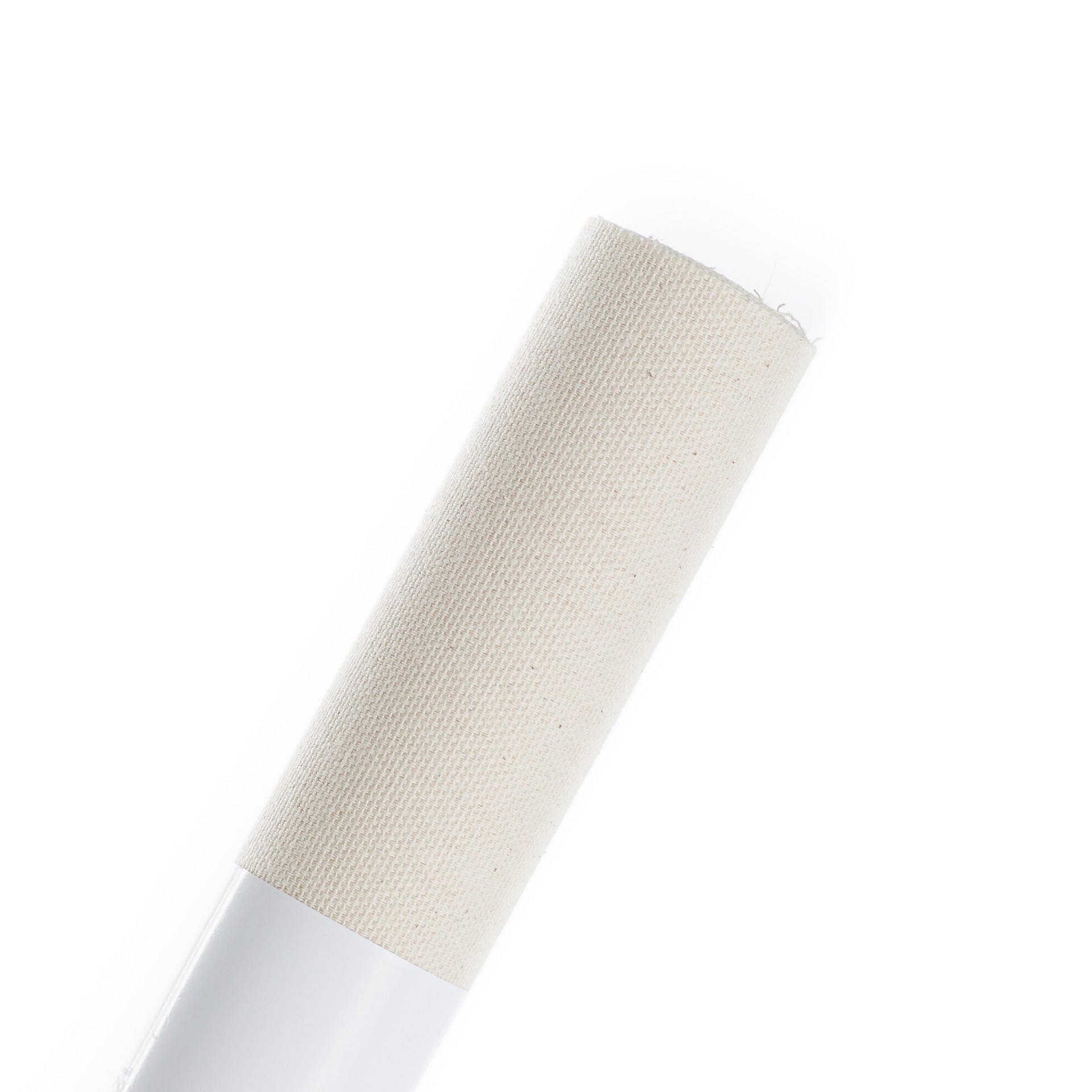 slide 3 of 4, Natural Laminated Canvas Fabric Roll By Loops & Threads, 12 in x 47 in