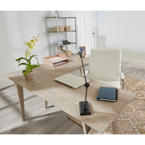 slide 2 of 10, Realspace Trezza 60"H 4-Shelf Bookcase, Light Oak, 1 ct