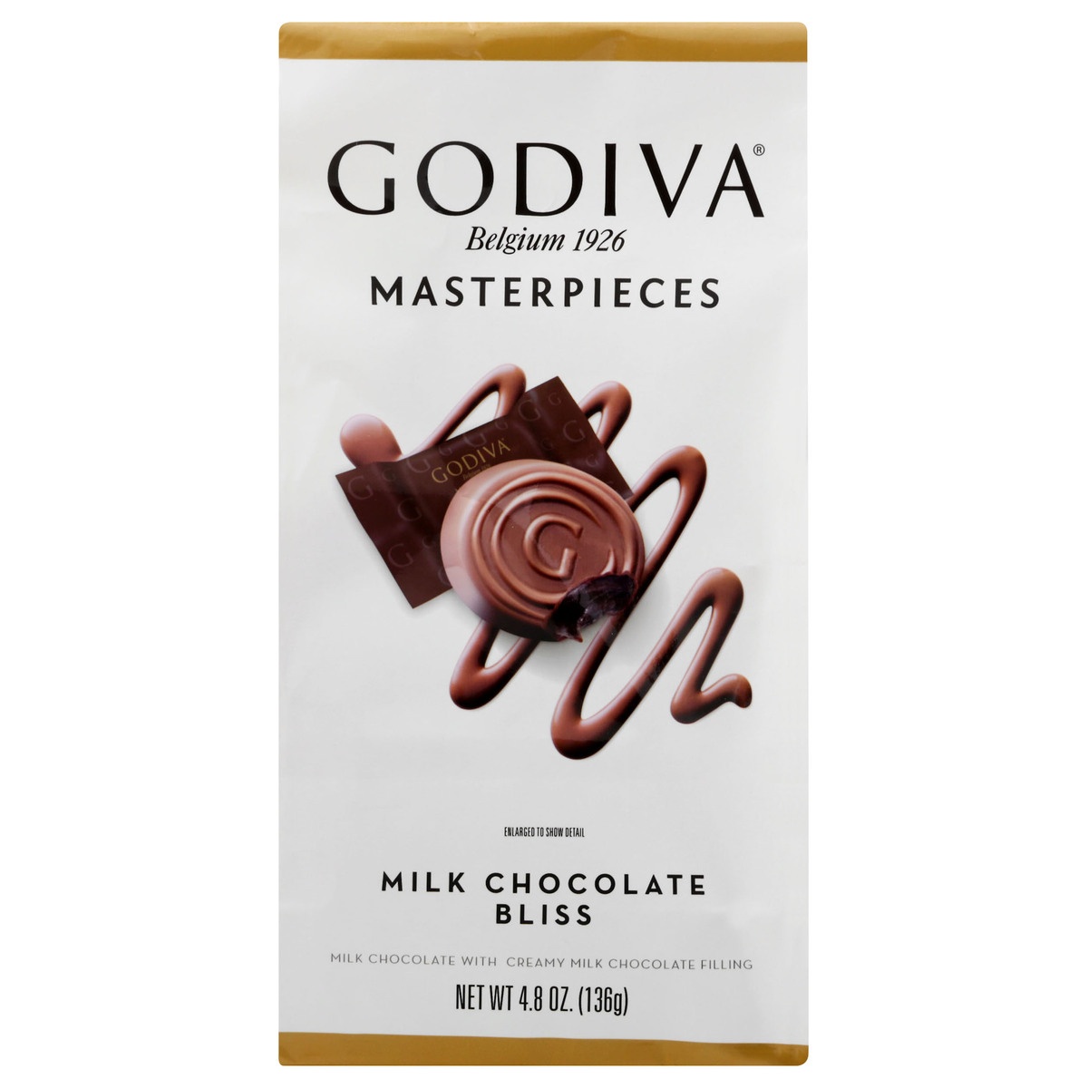 slide 1 of 1, Godiva Masterpieces Milk Chocolate Bliss, 4.8 oz