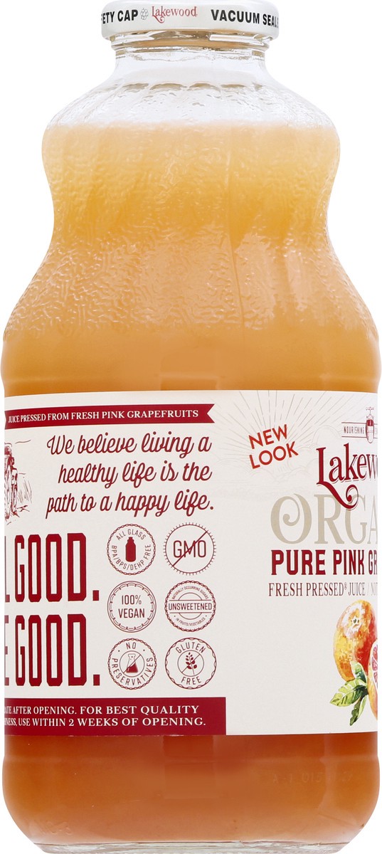 slide 7 of 12, Lakewood Organic Fresh Pressed Pure Pink Grapefruit Juice 32 oz, 32 oz