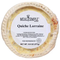 H-E-B Meal Simple Small Quiche Lorraine