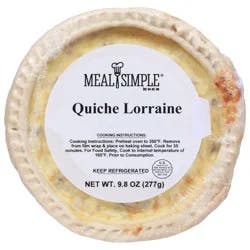 H-E-B Meal Simple Small Quiche Lorraine
