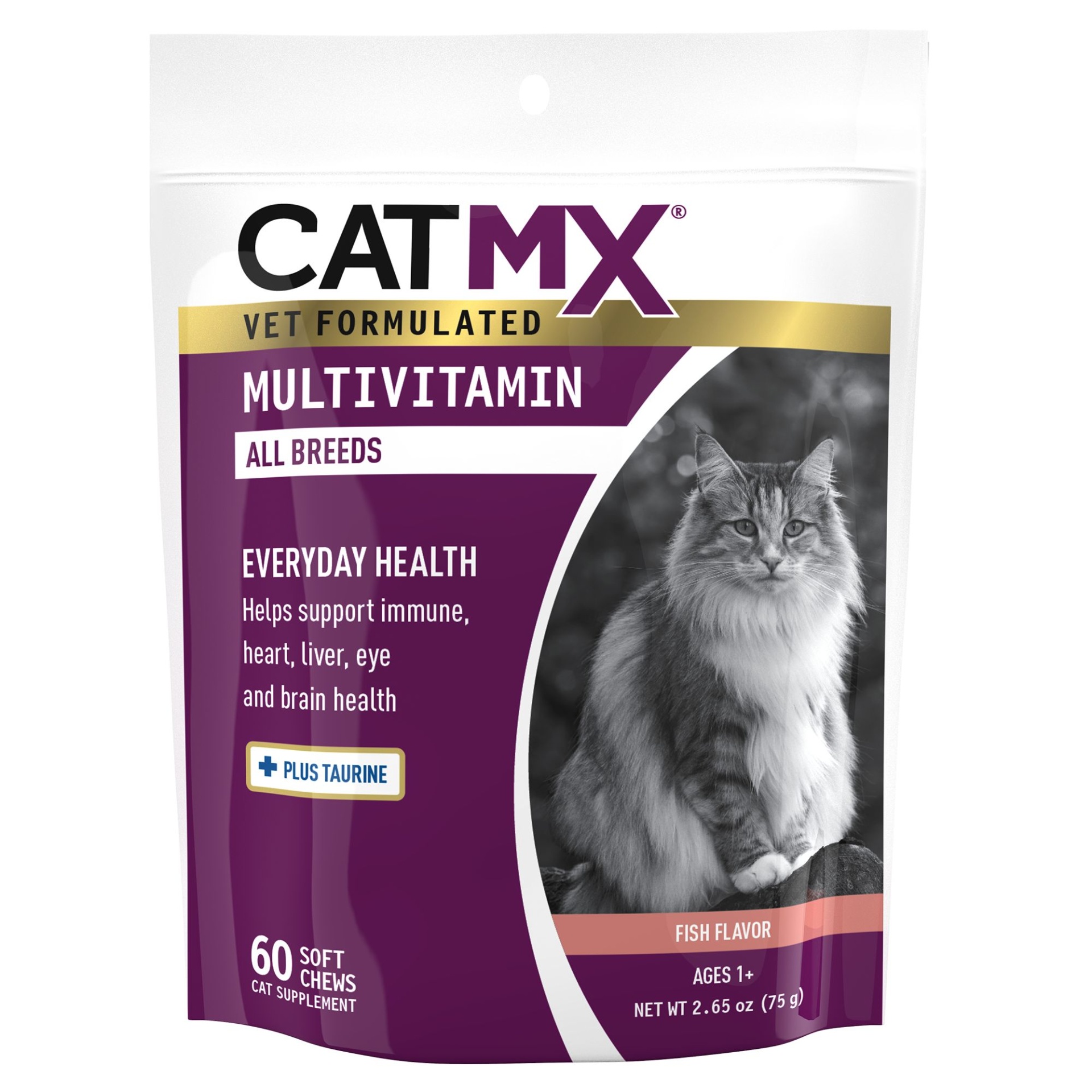 slide 1 of 1, Cat MX Multivitamin Soft Chews, 60 ct