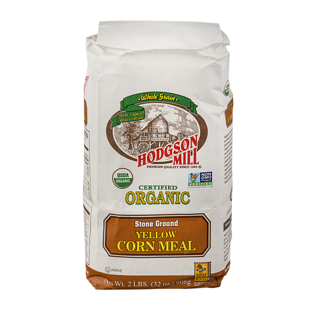 slide 1 of 5, Hodgson Mill Organic Wheat Free Yellow Corn Meal, 2 lb