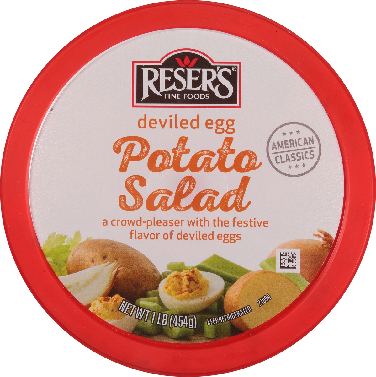 slide 4 of 8, Reser's Deviled Egg Potato Salad, 1 lb