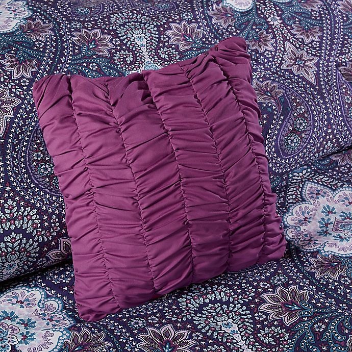 slide 4 of 5, Intelligent Design Giselle Full/Queen Comforter Set - Purple, 1 ct