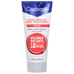 Clearasil Maximum Strength Wash Rapid Rescue Deep Treatment 6.78 fl oz