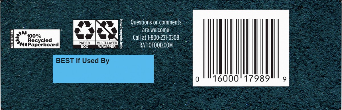 slide 8 of 9, :ratio Soft Baked Bars, Chocolate Chunk Cookie, 1g Sugar, Keto Friendly, 5.34 OZ (6 Bars), 6 ct