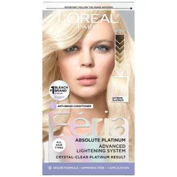 LOreal Paris Feria Multi Faceted Shimmering Permanent Extreme Platinum Hair Color - Each